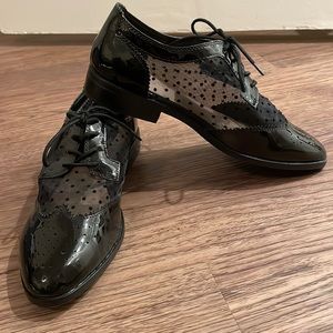 Aldo black lace dress shoes